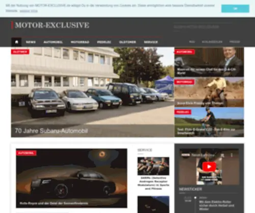 Motor-Exclusive.de(Motorrad News) Screenshot