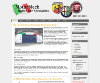 Motor-Mech.co.uk(Fiat) Screenshot