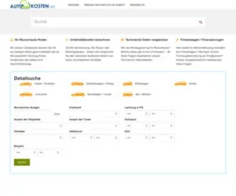 Motor-Presse-Stuttgart.de(Auto Unterhaltskosten Rechner) Screenshot
