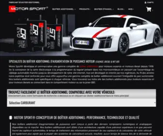 Motor-Sport.fr(Boîtier additionnel Motor Sport) Screenshot