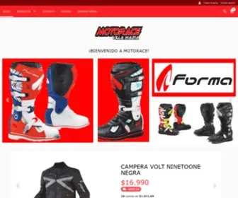 Motorace.com.ar(Tienda Online de MOTORACEVILLAMARIA) Screenshot