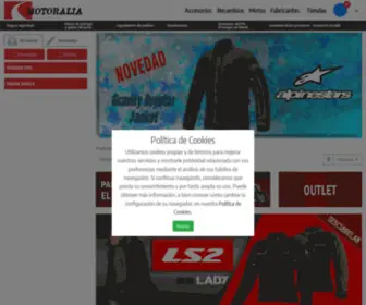 Motoralia.es(Recambios moto barcelona) Screenshot
