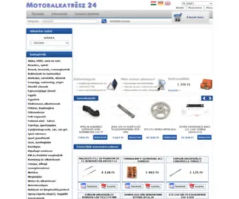 Motoralkatresz24.hu(Motoralkatrész) Screenshot