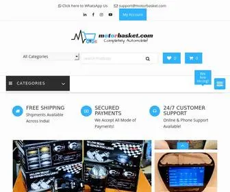 Motorbasket.com(Online Automotive Accessories Store) Screenshot