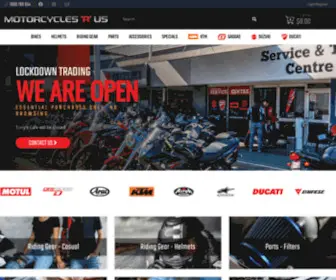 Motorbikeroadgear.com.au(Motorcycles R Us) Screenshot