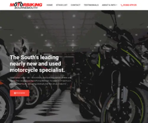 Motorbiking.co.uk(Motorbiking Bournemouth Ltd) Screenshot