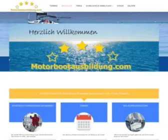 Motorbootausbildung.com(Die Motorboot und Yachtschule Edgar Thomalla in Leer (Ostfriesland)) Screenshot