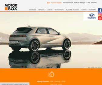 Motorbox.sk(Autorizovaný predajca a servis vozidiel) Screenshot