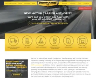 Motorcarrierhq.com(Trucking Business SuccessMotor Carrier HQ) Screenshot