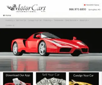 Motorcars-INTL.com(Exotic & Luxury Car Sales) Screenshot