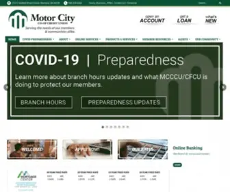 Motorcitycoopcu.com(Christian Financial) Screenshot