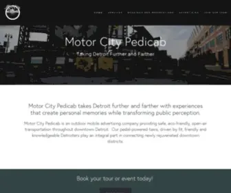 Motorcitypedicab.com(Motorcity Pedicab) Screenshot