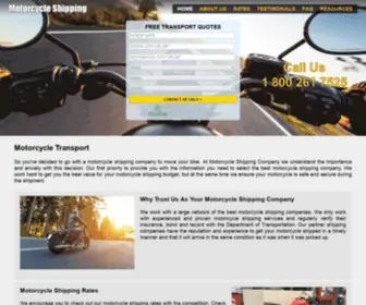 Motorcycle-Delivery-Service.com(Motorcycle Shipping Company) Screenshot