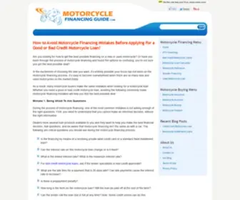 Motorcycle-Financing-Guide.com(Motorcycle Loans) Screenshot