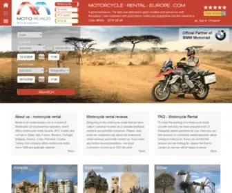 Motorcycle-Rental-Europe.com(Motorcycle Rental) Screenshot