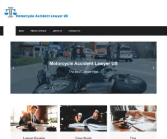 Motorcycleaccidentlawyerus.com(Motorcycle Accident Lawyer US) Screenshot