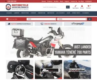 Motorcycleadventure.com.au(Motorcycle Adventure Products motorcycle accessories and luggage for nearly every make and model) Screenshot