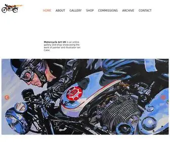 Motorcycleartuk.com(Motorcycle Art UK) Screenshot