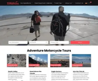 Motorcycleexpeditions.com(Motorcycle Expeditions) Screenshot