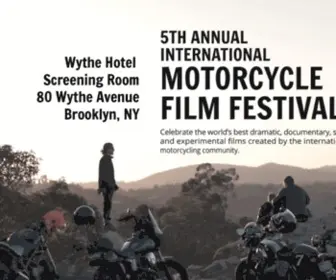 Motorcyclefilmfestival.com(The Motorcycle Film Festival) Screenshot