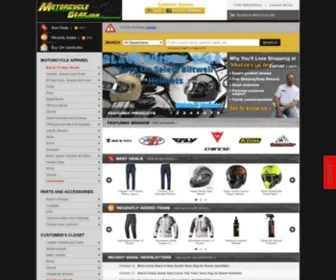 Motorcyclegear.com((the new name of New Enough)) Screenshot