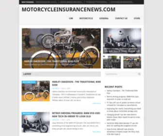 Motorcycleinsurancenews.com(Unterminated string) Screenshot