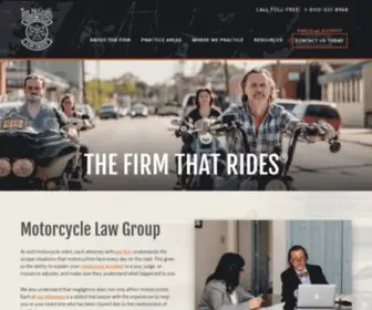 Motorcyclelawgroup.com(Motorcycle Accident Lawyers) Screenshot