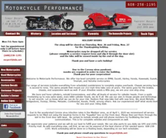 Motorcycleperf.com(Motorcycle Performance Home) Screenshot