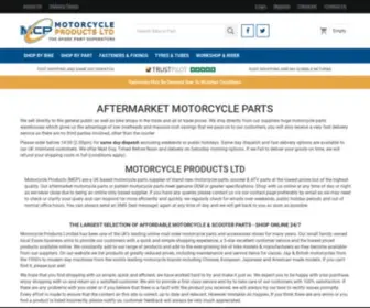 Motorcycleproducts.co.uk(Motorcycle Products Ltd) Screenshot