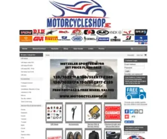 Motorcycleshop.ie(Motorcycle Helmets) Screenshot