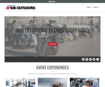 Motorcycleshows.com(Progressive IMS Outdoors) Screenshot