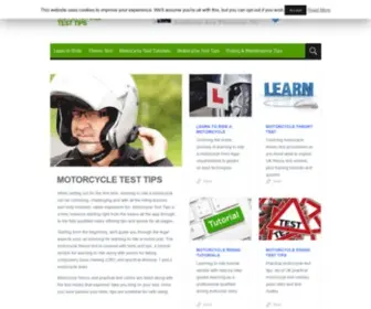 Motorcycletesttips.uk(Motorcycle Test Tips) Screenshot