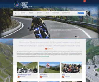 Motorcycletours.co.uk(Motorcycle Tours Specialists in the UK and Europe) Screenshot