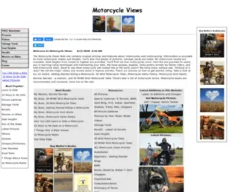 Motorcycleviews.com(Motorcycle Views) Screenshot