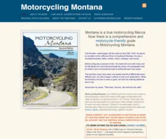 Motorcyclingmontana.com(InMotion Hosting) Screenshot