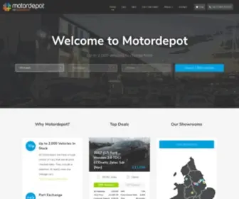 Motordepot.co.uk Screenshot
