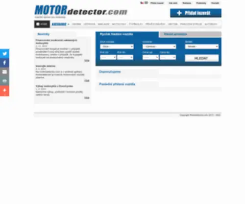 Motordetector.com(Auto moto inzerce zdarma) Screenshot