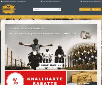 Motorello.com(Der Online Shop für Biker und Rockabilly Lifestyle) Screenshot