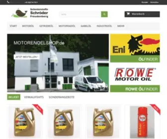 Motorenoelshop.de(Schröder Schmierstofftechnik Gmbh & Co) Screenshot