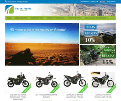 Motorentbogota.com(Motorent Bogota) Screenshot