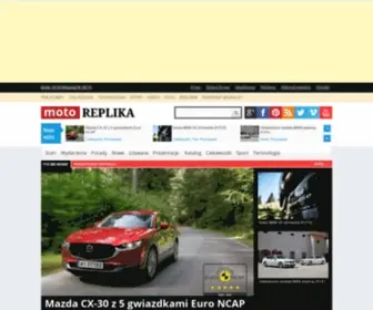 Motoreplika.pl(Portal motoryzacyjny) Screenshot