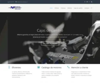 Motoresalcala.com(Motores de segunda mano y cajas de cambio) Screenshot