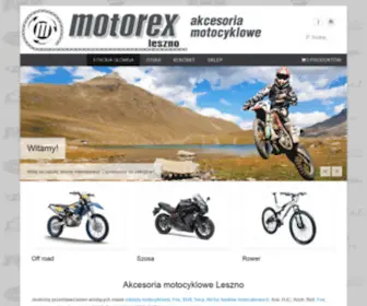 Motorex-Leszno.pl(Akcesoria motocyklowe i rowerowe Leszno) Screenshot