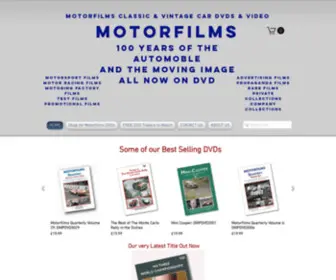 Motorfilms.com(Motor sport and motoring films from Motorfilms) Screenshot