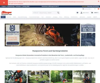 Motorgeraete-Boerger.de(Husqvarna Shop für Forst) Screenshot
