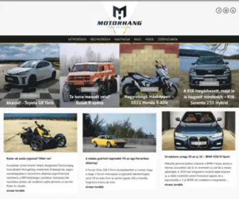 Motorhang.hu(Autó) Screenshot