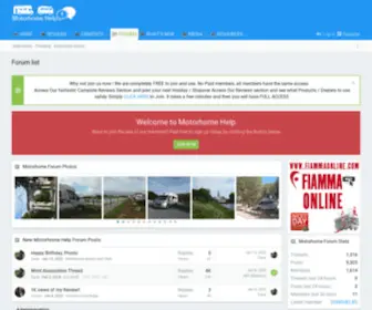 Motorhomehelp.com(Motorhome Help Forum) Screenshot