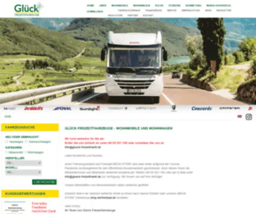 Motorhomes-International.com(Wohnmobile und Wohnwagen) Screenshot