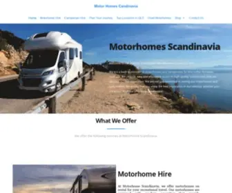 Motorhomescandinavia.com(MotorHomes Scandinavia) Screenshot