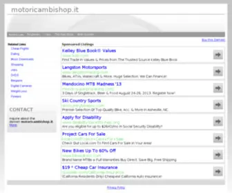 Motoricambishop.it(Ricambi Moto e Scooter) Screenshot